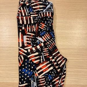 Flag Leggings NWOT